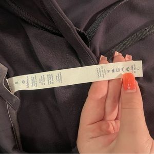 charcoal lululemon hoodie size 8